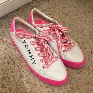Pink Tommy Hilfiger sneakers